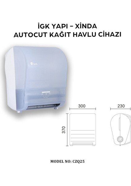 Igk Yapı – Xinda autocut Kağıt Havlu Makinesi (CZQ25) modelleri