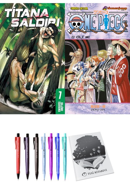 Titana Saldırı 7 ve One Piece 22 2'li Set - Kalem