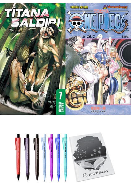 Titana Saldırı 7 ve One Piece 21 2'li Set - Kalem