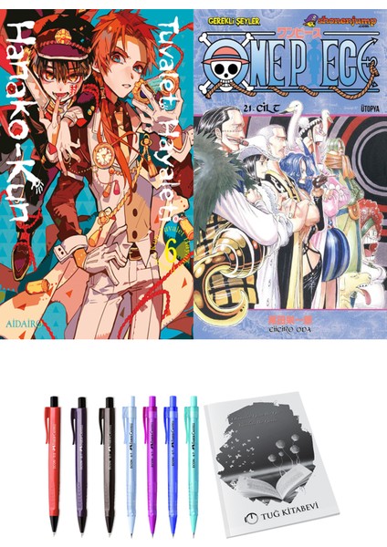 Hanako-Kun Tuvalet Hayaleti 6 ve One Piece 21 2'li Set - Kalem