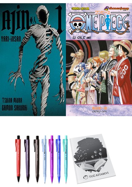 Ajin 1 ve One Piece 22 2'li Set - Kalem