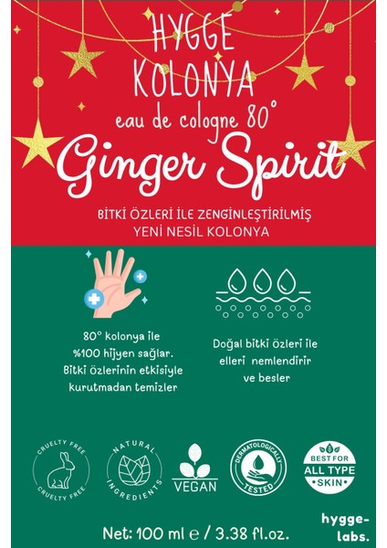 Tekno Trust Hygge Ikonik Yeni Yıl Kolonyası - Kalbe Dokunan Ginger Spi-Rit Yılbaşı Christmas Kokusu 100M fiyatları