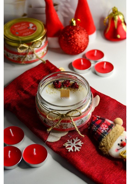 Tekno Trust 7 Parça Yeniyıl Seti ,kurabiye Kokulu Mum , Tealight Mum , Yeniyıl Mum , Noel