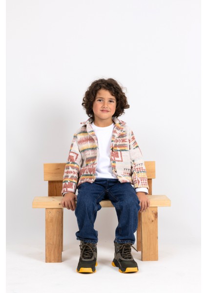 Dynamic Bağcıklı Ve Fermuarlı Deri Erkek Çocuk Bot Haki modelleri