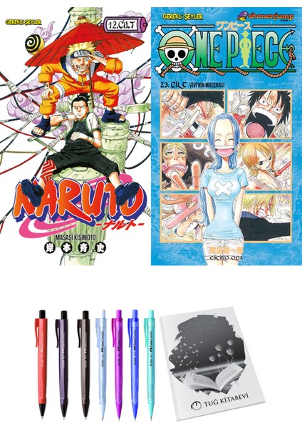 Naruto 12 ve One Piece 23 2'li Set - Kalem