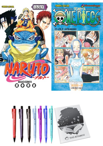 Naruto 13 ve One Piece 23 2'li Set - Kalem