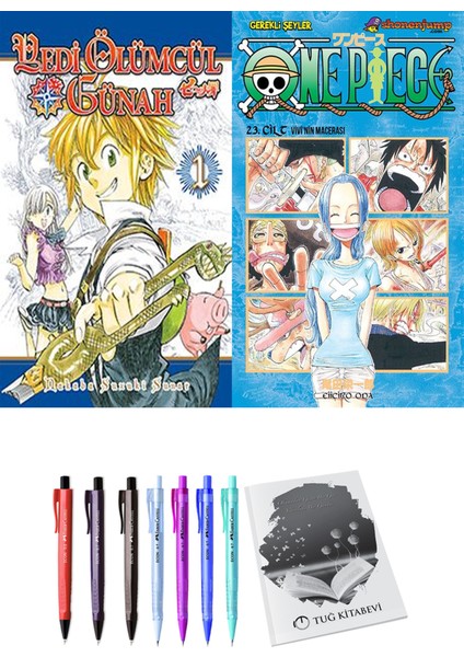 Yedi Ölümcül Günah 1 ve One Piece 23 2'li Set - Kalem