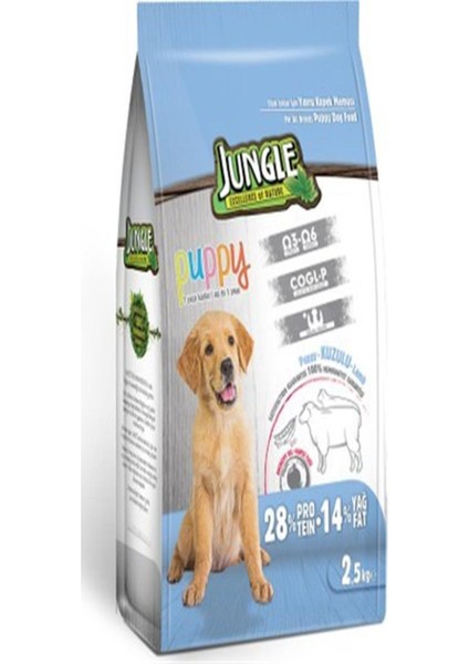 Jungle 2,5 kg Yavru Köpek Maması Kuzu Etli