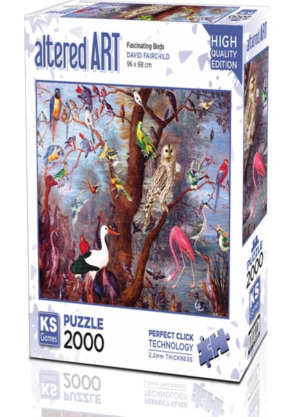 Puzzle Yetişkin 2000 Parça Fascinating Birds 22515 Ksgm