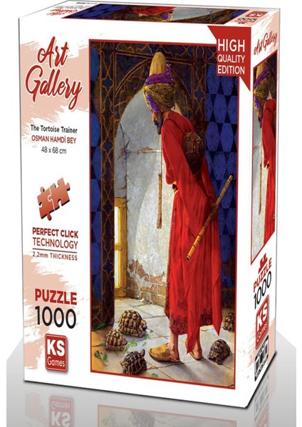 Puzzle Yetişkin 1000 Parça Kaplumbağa Terbiyecisi 20733 Ksgm