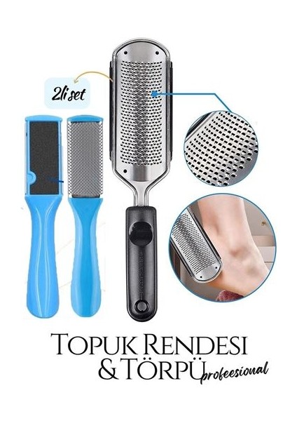 Topuk Rendesi+Topuk Rendesi ve Törpü 2 Li Set