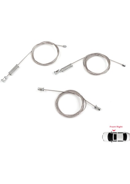 BWR5523 Vw Golf Mk8 Cd1 Da1 Cg5 Db5 2019-2024 5-Door 5H0837402E Için Ön Sağ Kapı Cam Kriko Tamir Seti