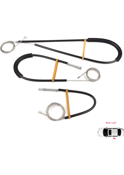 BWR5529 Land Rover Range Rover Sport Mk2 L494 2013-2022 LR078871 Için Arka Sol Kapı Cam Kriko Tamir Seti