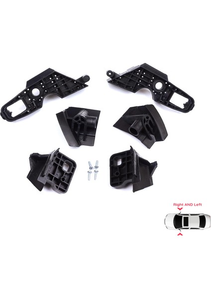 BHL577 Peugeot 301 2017-2024 Makyajlı Kasa 9817298380 9817296980 Için Sağ Sol Ön Far Ayak Tamir Seti