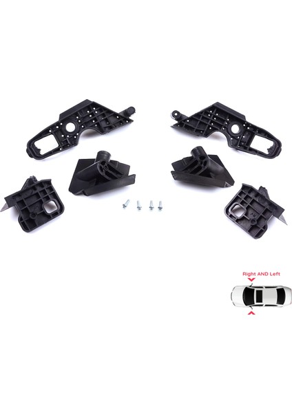 BHL577 Peugeot 301 2017-2024 Makyajlı Kasa 9817298380 9817296980 Için Sağ Sol Ön Far Ayak Tamir Seti fiyatları