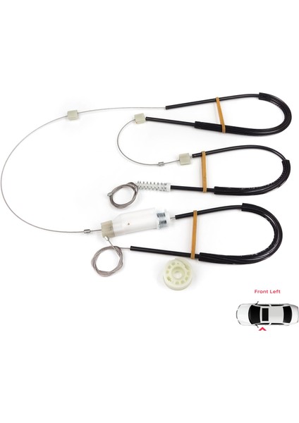 BWR5518 Vw cc Passat cc 357 358 2008-2017 4-Kapı 3C8837461 Için Ön Sol Kapı Cam Kriko Tamir Seti