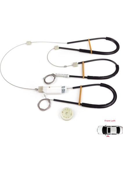 BWR5518 Vw cc Passat cc 357 358 2008-2017 4-Kapı 3C8837461 Için Ön Sol Kapı Cam Kriko Tamir Seti fiyatları