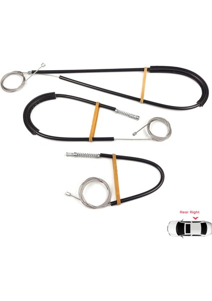 BWR5530 Land Rover Range Rover Sport Mk2 L494 2013-2022 LR078870 Için Arka Sağ Kapı Cam Kriko Tamir Seti