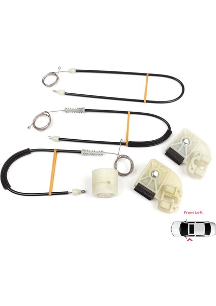 BWR5514 Vw Transporter T5 T6 Caravelle Multivan 2003-2024 7H0837753 Için Ön Sol Kapı Cam Kriko Tamir Seti