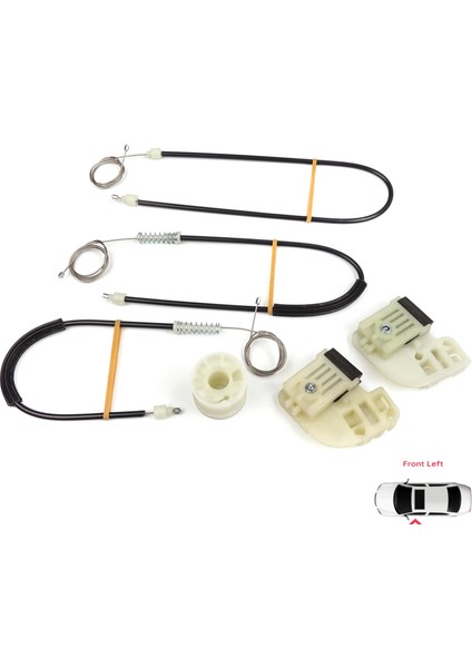 BWR5514 Vw Transporter T5 T6 Caravelle Multivan 2003-2024 7H0837753 Için Ön Sol Kapı Cam Kriko Tamir Seti fiyatları