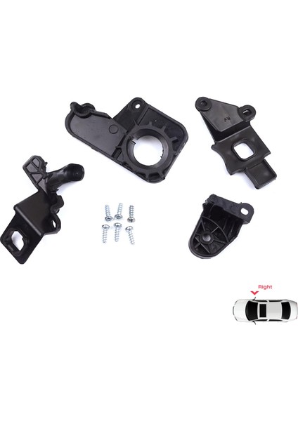 BHL576-2 Citroen C5 Mk2 Mk3 Rd Td Rw X7 2008-2017 6212F1 Için Sağ Ön Far Ayak Tamir Seti