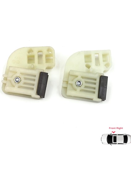 BWR5532 Vw Transporter T5 T6 Caravelle Multivan 2003-2024 7H0837754 Için Ön Sağ Cam Kriko Klips Ayak Seti