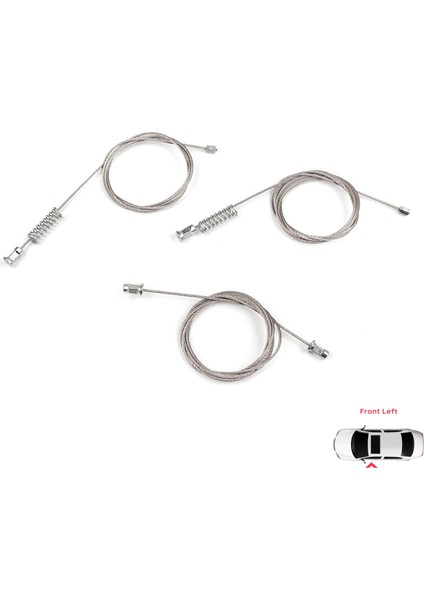 BWR5522 Vw Golf Mk8 Cd1 Da1 Cg5 Db5 2019-2024 5-Door 5H0837401E Için Ön Sol Kapı Cam Kriko Tamir Seti