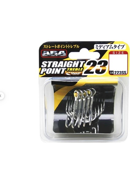 Straight Point 23 Silver Üçlü Iğne (6AD)