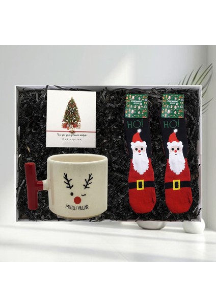 Tekno Trust Mutlu Yıllar Kupa Çorap Şans Bilekliği Yeni Yıl si