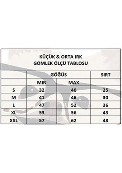 Tucan Küçük Irk Köpek Gömleği (2,5 kg - 13 kg Arasına Uygun Bedenlerde)