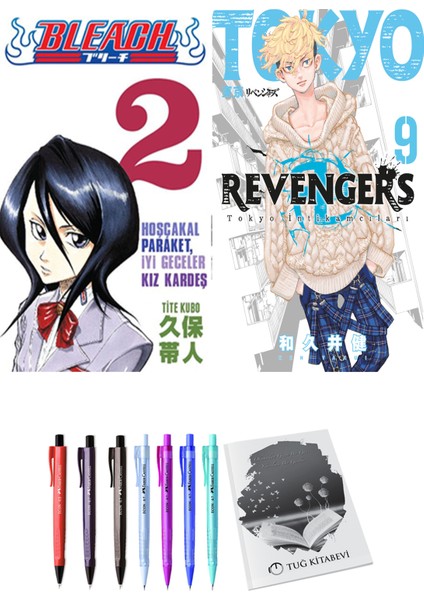 Bleach 2 ve Tokyo Revengers 9 2li Set