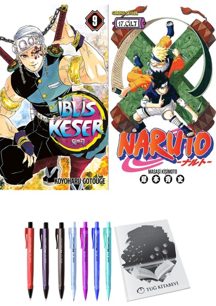 İblis Keser 9 ve Naruto 17 2'li Set - Kalem