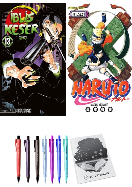 İblis Keser 13 ve Naruto 17 2'li Set - Kalem