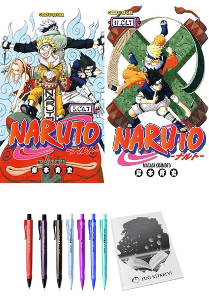 Naruto 5 ve Naruto 17 2'li Set - Kalem