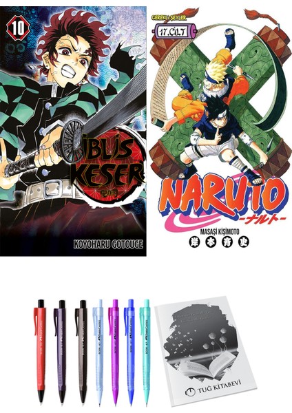 İblis Keser 10 ve Naruto 17 2'li Set - Kalem