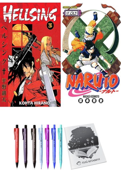 Hellsing 3 ve Naruto 17 2'li Set - Kalem