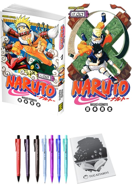 Naruto 1 ve Naruto 17 2'li Set - Kalem