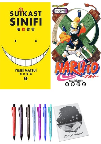 Suikast Sınıfı 1 ve Naruto 17 2'li Set - Kalem