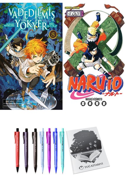 Vadedilmiş Yokyer 8 ve Naruto 17 2'li Set - Kalem