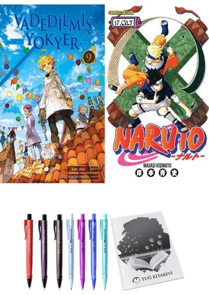 Vadedilmiş Yokyer 9 ve Naruto 17 2'li Set - Kalem