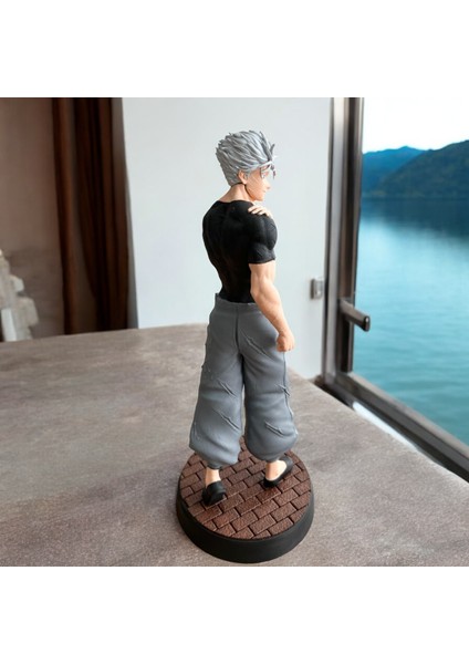 Sla Baskı El Boyama Satoru Gojo Figürü 23 cm - Yüksek Kaliteli Koleksiyon Parçası