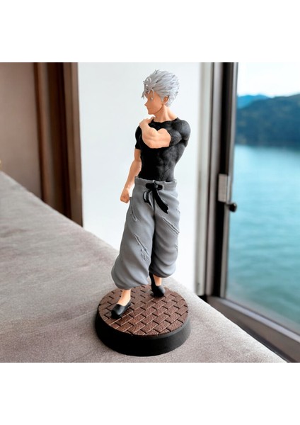 Sla Baskı El Boyama Satoru Gojo Figürü 23 cm - Yüksek Kaliteli Koleksiyon Parçası