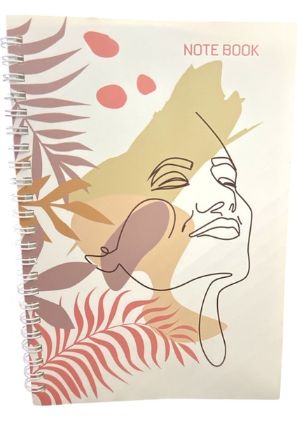 A5-007 Lüx Defter Spralli 60 Yaprak 15 x X21 cm