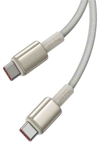 Tungsten Gold Hızlı Şarj Data Kablosu Type-C To Type-C 100W 2 Metre modelleri
