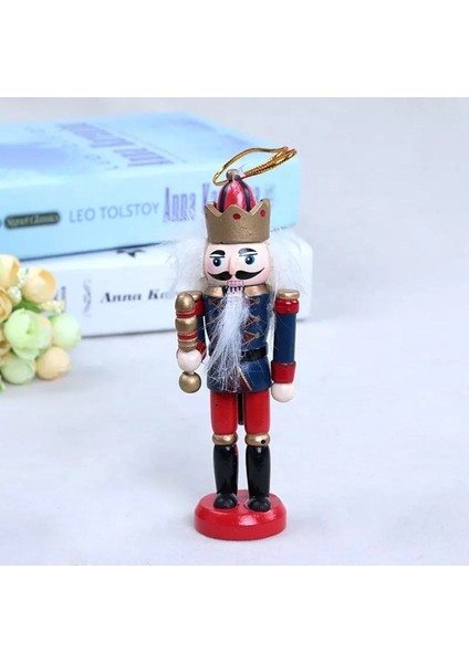 Nutcracker Fındıkkıran Yılbaşı Süsü 12CM Kurşunasker - 5'li Set