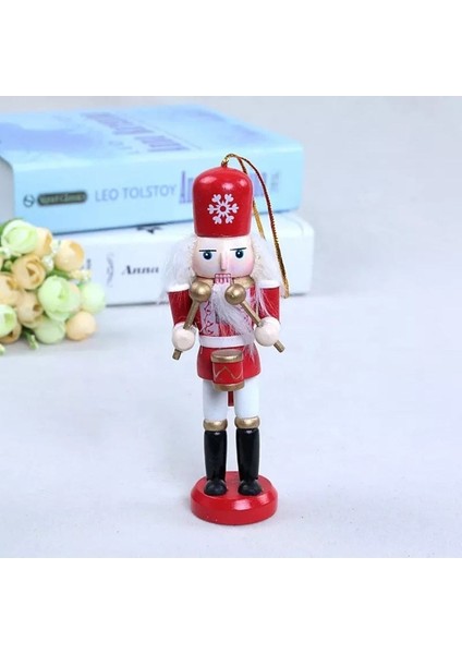 Nutcracker Fındıkkıran Yılbaşı Süsü 12CM Kurşunasker - 5'li Set