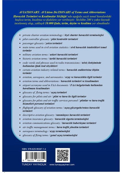 Havacılık Terimleri ve Kısaltmalar Sözlüğü