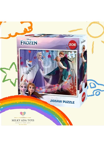 Frozen Elsa & Anna Olaf 100 Parça Puzzle Yapboz