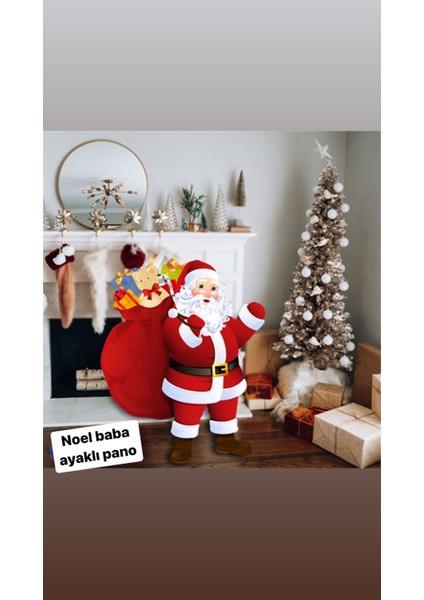 Tekno Trust Mono Desıgn Noel Baba Ayaklı Pano