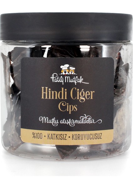 Kurutulmuş Hindi Ciğer Cips Köpek Kedi Ödül Maması (100 G)